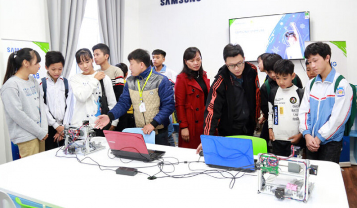 Samsung Việt Nam tặng lớp học STEM cho Ngôi trường hy vọng Samsung Bắc Ninh