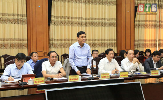 Hội đồng Thi đua - Khen thưởng Trung ương kiểm tra, giám sát tại Thái Bình