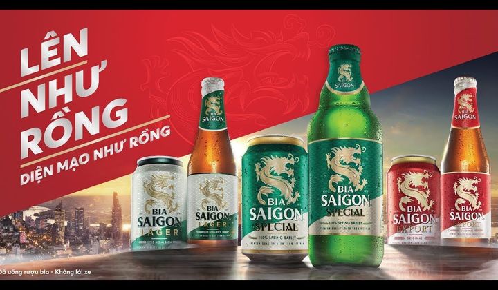 Bia Sài Gòn mang diện mạo mới, đậm chất khí thế, tinh thần Việt Nam