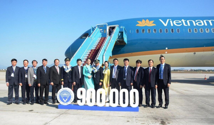 Ngành hàng không Việt Nam đón chuyến bay điều hành thứ 900.000