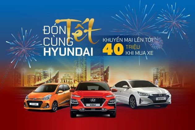 TC MOTOR khuyến mại lên đến 40 triệu đồng cho xe Hyundai