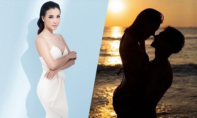 Á hậu Hoàng Oanh công khai bạn trai mới dịp Valentine