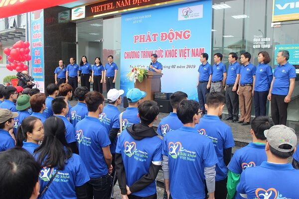Nam Định: Hưởng ứng phát động Chương trình Sức khỏe Việt Nam 2019