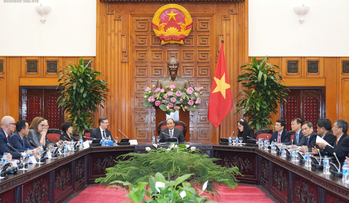Thủ tướng tiếp các doanh nghiệp Hoa Kỳ