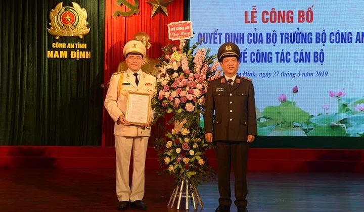 Công an Nam Định có tân Giám đốc