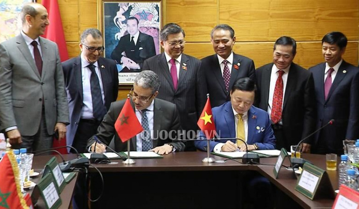 Việt Nam, Morocco ký kết nhiều văn kiện hợp tác song phương