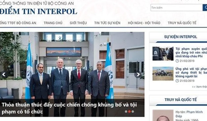 Bộ Công an mở chuyên mục phòng chống tội phạm quốc tế