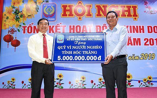 Công ty XSKT Sóc Trăng: Mục tiêu phát triển kinh doanh 2019 gắn liền với An sinh xã hội