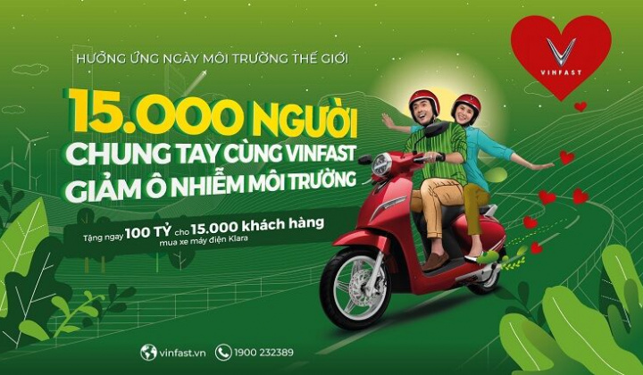 VINFAST: Chung tay giảm ô nhiễm môi trường