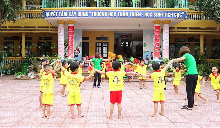 Mô hình điểm trường mầm non lấy trẻ làm trung tâm