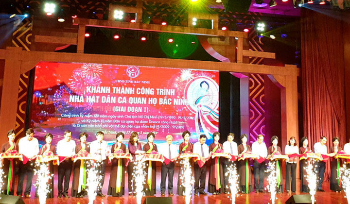 Khánh thành Công trình Nhà hát Dân ca quan họ Bắc Ninh