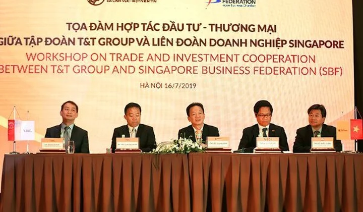 T&T Group và Liên đoàn doanh nghiệp Singapore giao lưu cơ hội hợp tác