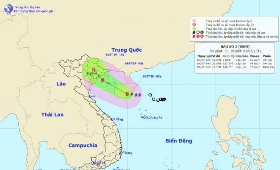 Thái Bình, Nam Định đồng loạt cấm biển, thực hiện biện pháp đối phó bão số 2