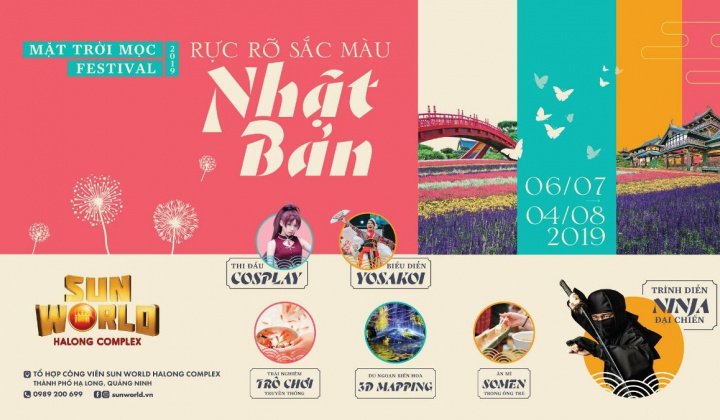 Vô vàn trải nghiệm Nhật Bản phải thử khi đến Lễ hội mặt trời mọc tại Hạ Long tháng 7 này