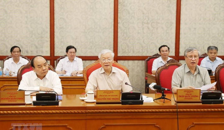 Tổng Bí thư, Chủ tịch nước Nguyễn Phú Trọng chủ trì họp Bộ Chính trị
