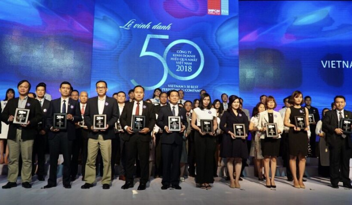 Phát Đạt trong top 50 công ty kinh doanh hiệu quả nhất Việt Nam năm 2018