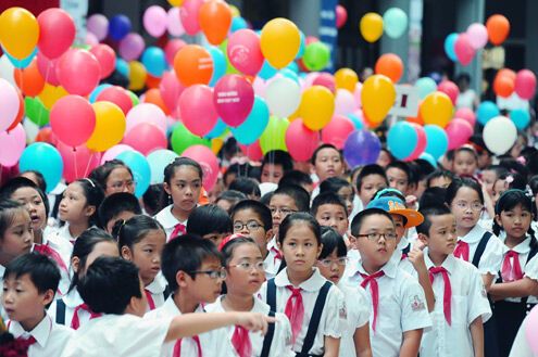 Bước ngoặt “Ngày đầu tiên đi học” của học sinh lớp 1.