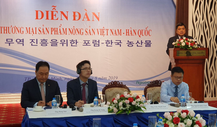 Thúc đẩy xuất khẩu nông sản Việt vào Hàn Quốc