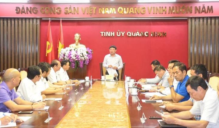 Quảng Ninh: Bí thư Tỉnh uỷ làm việc với Hiệp hội Doanh nghiệp