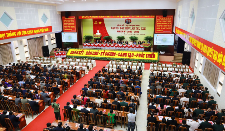 Đại hội đại biểu Đảng bộ tỉnh Quảng Nam lần thứ XXII họp phiên trù bị