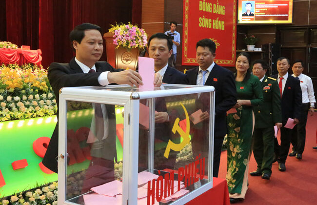 Đại hội Đảng bộ tỉnh Thái Bình bầu 51 đồng chí vào Ban chấp hành khóa XX