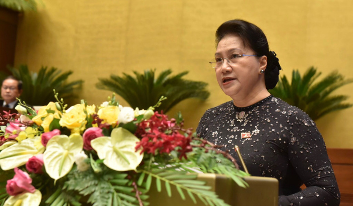 Phát biểu khai mạc kỳ họp thứ 10, Quốc hội khóa XIV của Chủ tịch Quốc hội Nguyễn Thị Kim Ngân