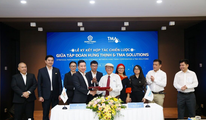 Tập đoàn Hưng Thịnh ký kết hợp tác chiến lược cùng Công ty TMA Solutions