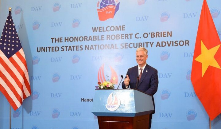 Cố vấn an ninh Hoa Kỳ: Việt Nam là một Quốc gia tuyệt vời