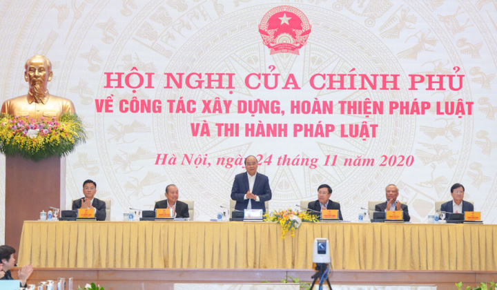 Hội nghị của Chính phủ về hoàn thiện và thi hành pháp luật