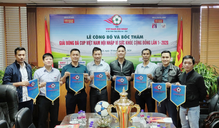 Cúp Việt Nam Hội nhập Vì sức khỏe cộng đồng quy tụ 8 đội bóng mạnh trên địa bàn thủ đô