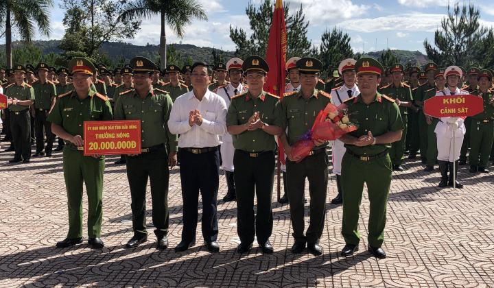Khen thưởng Công an Đắk Nông  với thành tích chống tội phạm ma túy