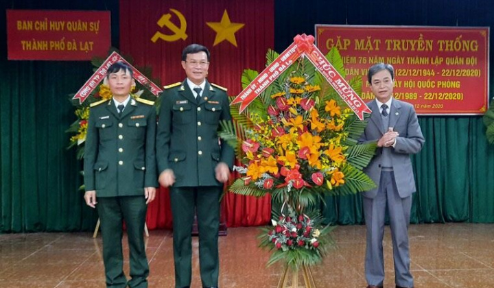 BCH Quân sự TP. Đà Lạt: Gặp mặt truyền thống nhân ngày Quân đội nhân dân Việt Nam