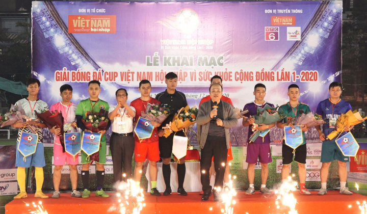 Khai mạc Giải bóng đá Cup Việt Nam hội nhập Vì sức khỏe cộng đồng lần I/2020