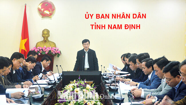 Nam Định họp về công tác phòng, chống dịch bệnh do nCoV