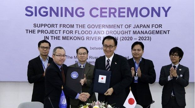 Nhật Bản viện trợ giúp quản lý lũ lụt và hạn hán sông Mekong