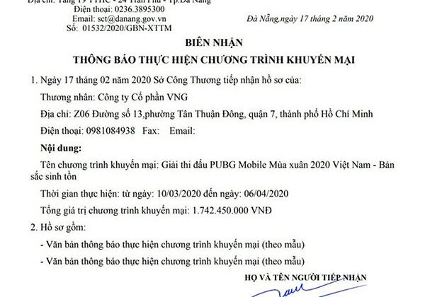 VNG bị buộc dừng giải đấu vì vi phạm tập trung đông người