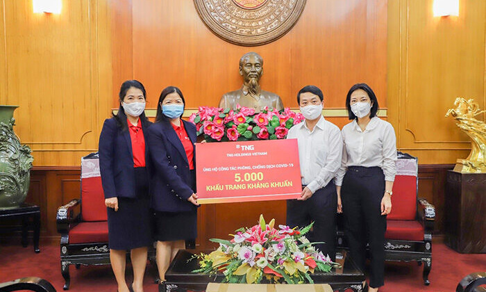 TNG Holdings Vietnam đồng hành cùng cuộc chiến chống Covid-19
