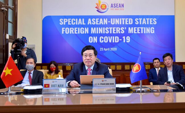 ASEAN và Hoa Kỳ họp trực tuyến ứng phó đại dịch