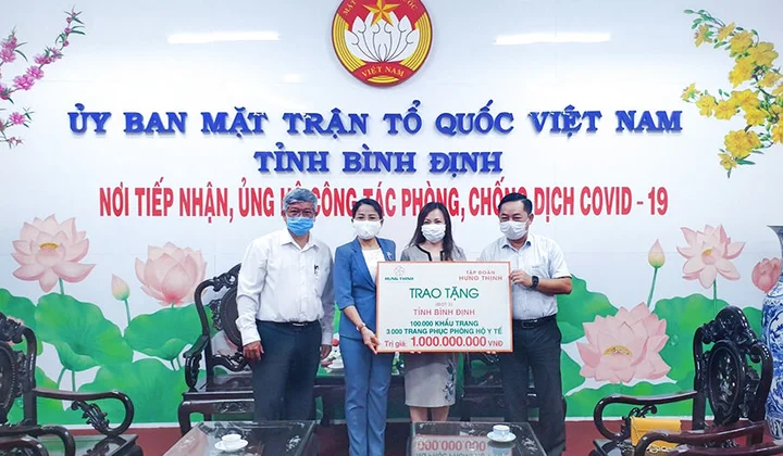 Tập đoàn Hưng Thịnh hỗ trợ các Y, Bác sĩ  tại các tỉnh Miền Trung, Tây Nguyên