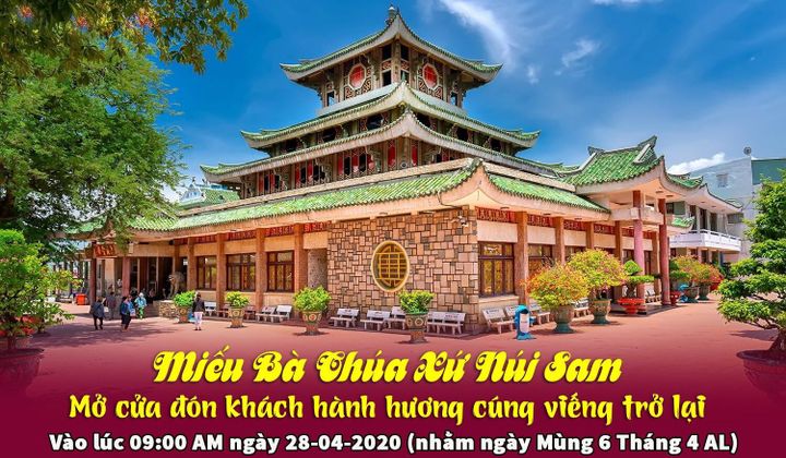 Khách Sạn Bến Đá Núi Sam mở cửa phục vụ khách đến viếng miếu bà chúa xứ Núi Sam