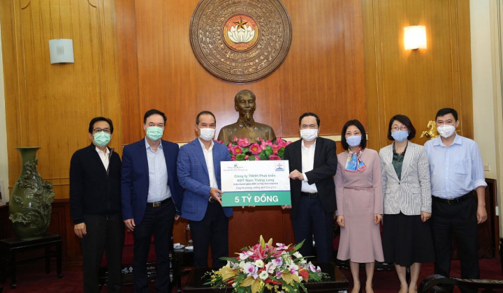 Ciputra Hanoi ủng hộ 5 tỷ đồng phòng, chống dịch COVID-19