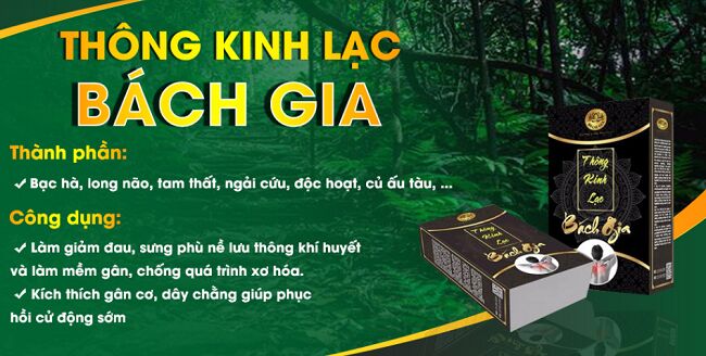Sản phẩm Thông kinh lạc Bách Gia – Lương Y của mọi nhà