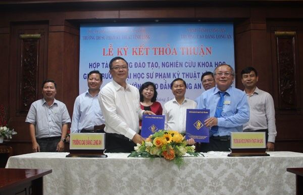 Trường ĐH Sư phạm Kỹ thuật Vĩnh Long hợp tác đào tạo với Trường Cao đẳng Long An