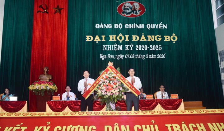 Nga Sơn (Thanh Hóa): Đại hội Đảng bộ nhiệm kỳ 2020 – 2025 ghi nhiều dấu ấn