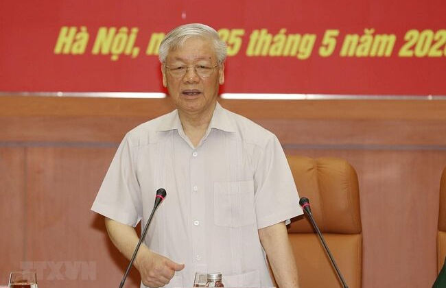 Tổng Bí thư, Chủ tịch nước dự và chỉ đạo tại hội nghị của Quân ủy Trung ương