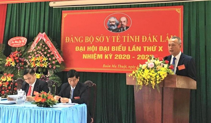 Đắk Lắk: Đại hội Đảng bộ Sở Y tế lần thứ X, nhiệm kỳ 2020-2025.