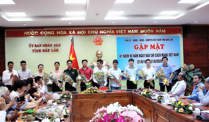 Đắk Lắk: Gặp mặt báo chí nhân kỷ niệm 95 năm Ngày Báo chí Cách mạng Việt Nam