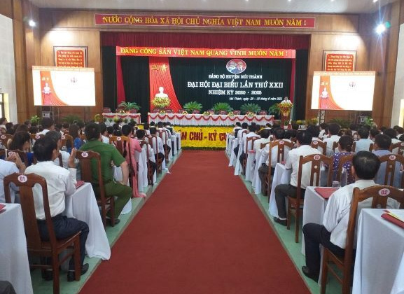 Quảng Nam – Khai mạc Đại hội Đại biểu Đảng bộ huyện Núi Thành