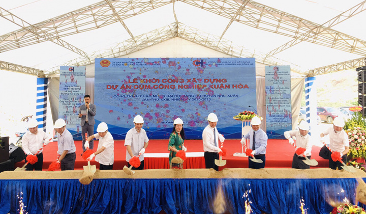 Lễ khởi công dự án Cụm Công nghiệp Xuân Hòa