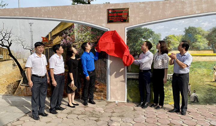 Quận Đống Đa: Hoàn thành 21 công trình “Tranh tường bích họa” với diện tích hơn 1.200m2